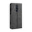 Vintage Style PU Leather Cover with Stand Wallet for Nokia 8.1 / X7 - Black - 6