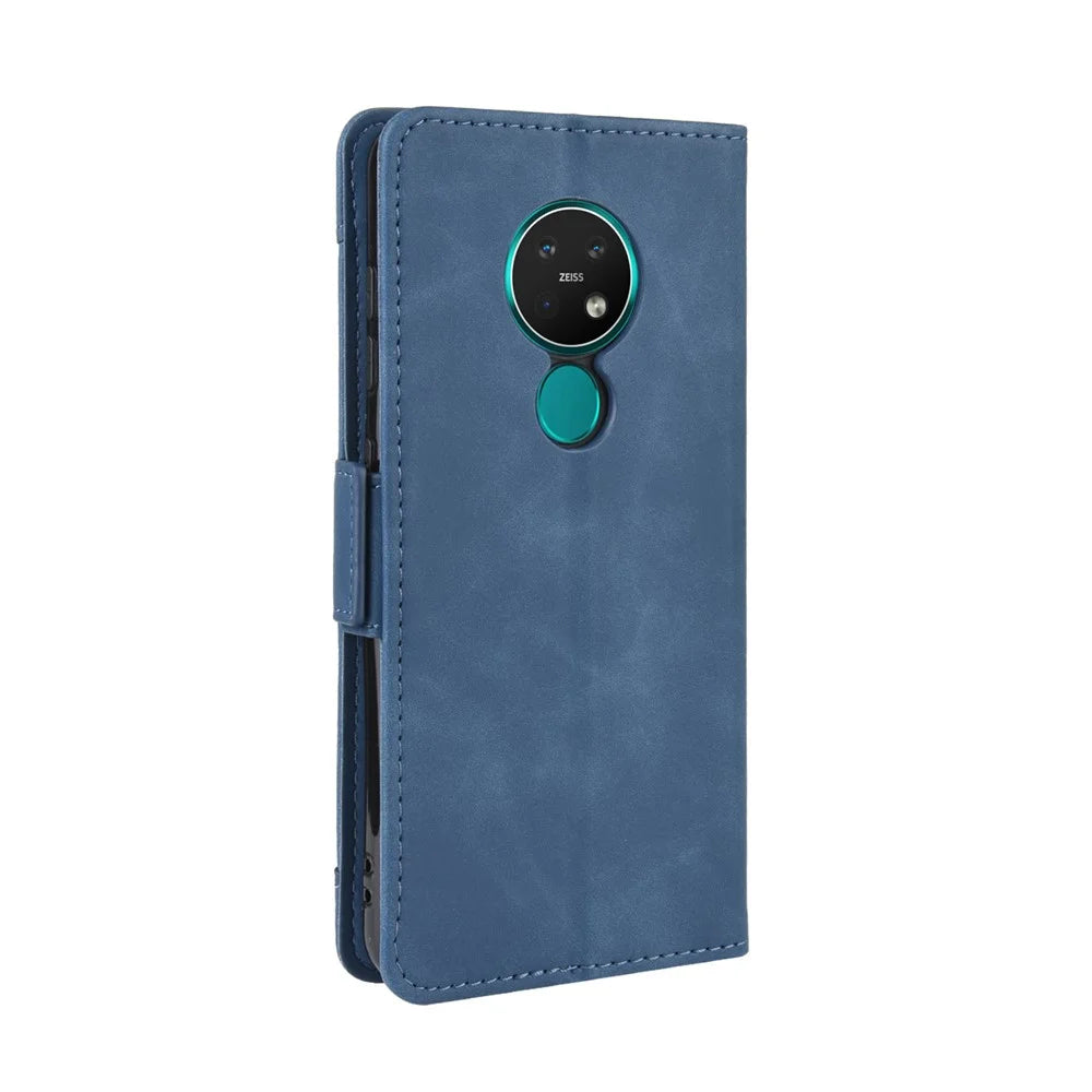 Wallet Leather Stand Case for Nokia 6.2 / 7.2 - Blue - 7