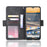 Multiple Card Slots Magnetic PU Leather Shell for Nokia 5.3 - Black - 5