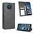 Auto-absorbed Retro PU Leather Cover for Nokia 8.3 5G - Black - 1