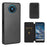 Carbon Fiber Texture Auto-absorbed Leather Shell for Nokia 8.3 5G - Black - 1