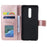 Imprinted Mandala Flower Wallet Leather Case with Strap for Nokia 2.4 - Rose Gold - 4