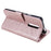 Imprinted Mandala Flower Wallet Leather Case with Strap for Nokia 2.4 - Rose Gold - 5
