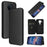 Carbon Fiber Texture Stand Cover for Nokia 5.4 Auto-absorbed Leather Case - Black - 1