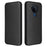 Carbon Fiber Texture Stand Cover for Nokia 5.4 Auto-absorbed Leather Case - Black - 2
