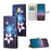 Pattern Printing for Nokia 5.4 Cross Texture Leather Wallet Case with Lanyard - Flower - 1