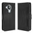 Leather Wallet Protective Case with Multiple Card Slots for Nokia 7.3 - Black - 1