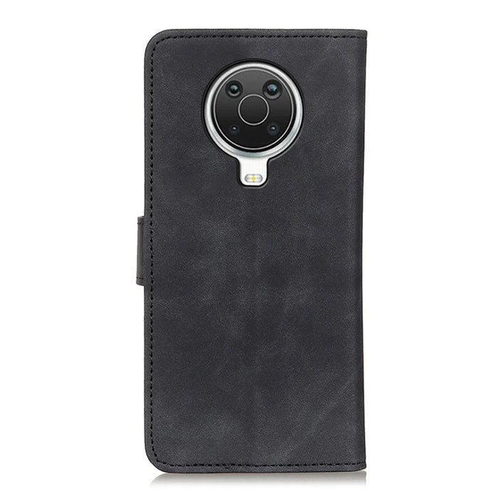 KHAZNEH Wallet Design Folio Flip Retro Style PU Leather Case for Nokia 6.3 / G10 / G20 - Black - 3