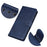 PU Leather Magnetic Wallet Leather Shell Protective Case for Nokia 6.3 / G10 / G20 - Blue - 7