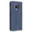 Geometric Pattern Stand Leather Card Holder Cover for Nokia 20 - Blue - 6