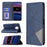 Geometric Pattern Stand Leather Card Holder Cover for Nokia 20 - Blue - 7