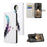 New Pattern Printing Wallet Design Cross Texture Leather Stand Case for Nokia G10/G20 - Feather - 4