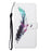 New Pattern Printing Wallet Design Cross Texture Leather Stand Case for Nokia G10/G20 - Feather - 5
