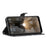 New Pattern Printing Wallet Design Cross Texture Leather Stand Case for Nokia G10/G20 - Feather - 6