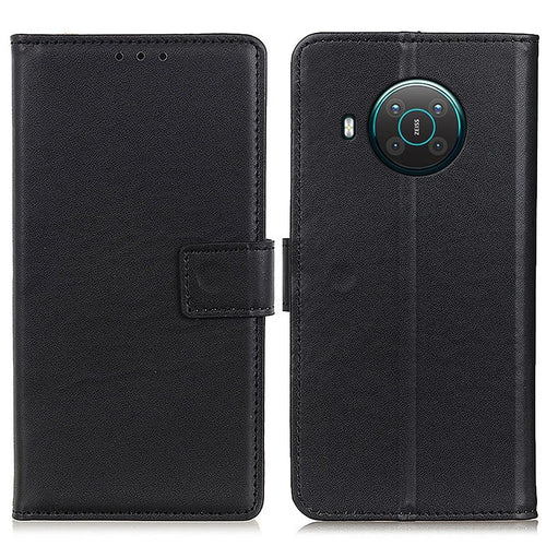 Wallet Leather Stand Case for Nokia X20/X10 - Black - 1