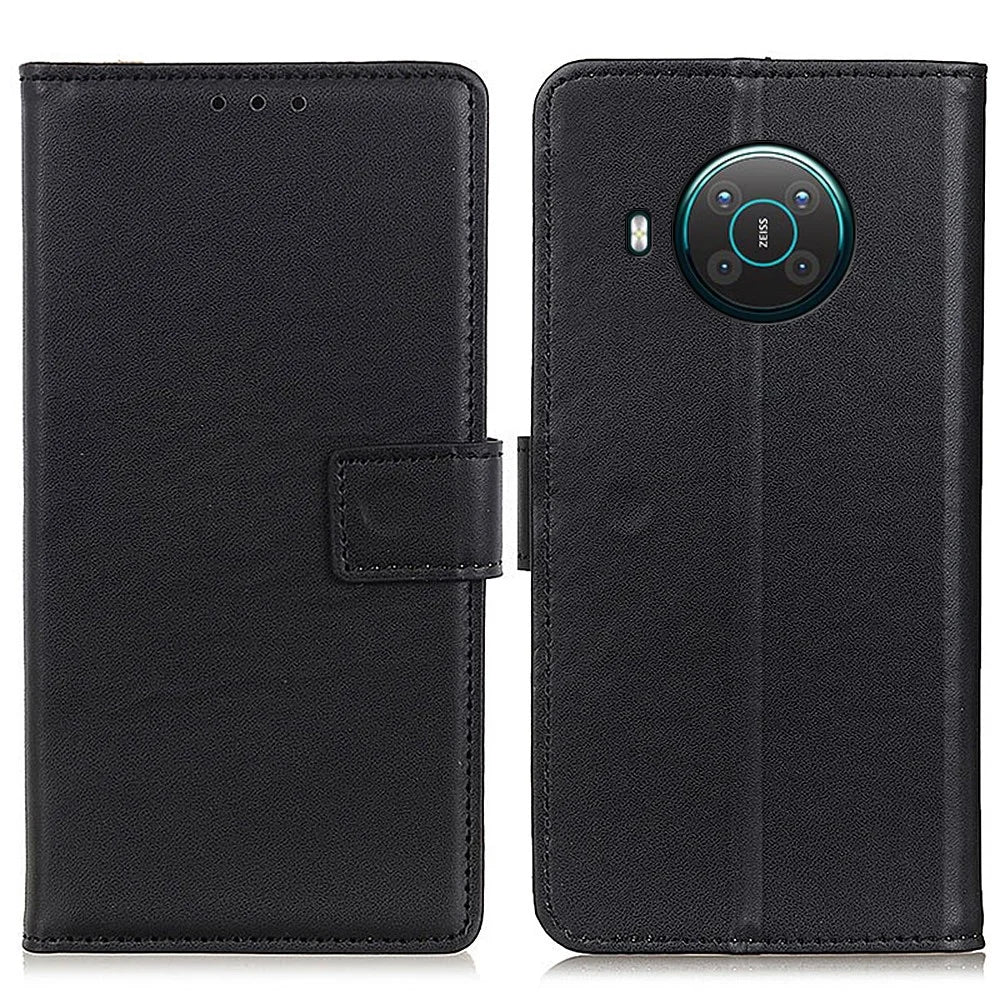 Wallet Leather Stand Case for Nokia X20/X10 - Black - 1