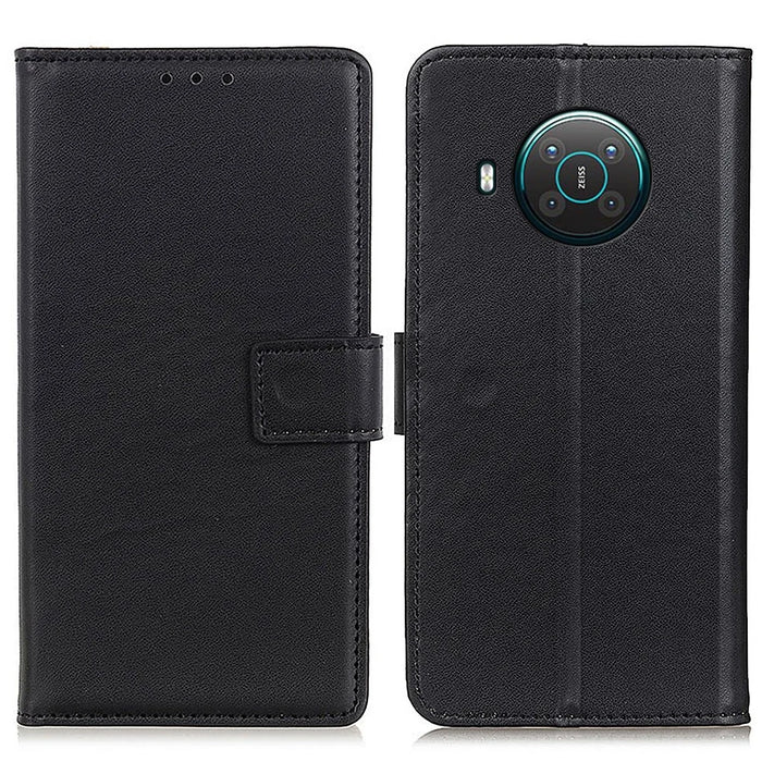 Wallet Leather Stand Case for Nokia X20/X10 - Black - 1