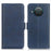Magnetic Double Clasp Leather Wallet Case for Nokia X20/X10 - Blue - 1