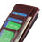 For Nokia X20/X10 Phone Case PU Leather Phone Cover Drop-proof Crazy Horse Protector with Stand Wallet - Brown - 3