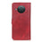 Matte Skin Leather Wallet Shell for Nokia X20/X10 - Red - 6