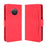 For Nokia X10 / X20 Protective Leather Case with Multiple Card Slots and Stand Function - Red - 1