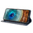 Vintage Style Wallet Stand Protective Leather Phone Case Cover for Nokia X10/X20 - Blue - 2