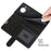Full Protection Crazy Horse Texture Leather Stand Case with Wallet for Nokia X10/X20 - Black - 5