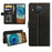 Full Protection Crazy Horse Texture Leather Stand Case with Wallet for Nokia X10/X20 - Black - 6