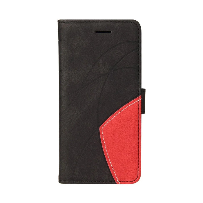 For Nokia G10 / G20 Leather Case Wallet Stand Color Splicing Phone Cover - Black - 2
