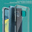 IMAK Shockproof Airbag Soft TPU Phone Cover Case with Screen Protector for Nokia XR20 - Transparent - 5