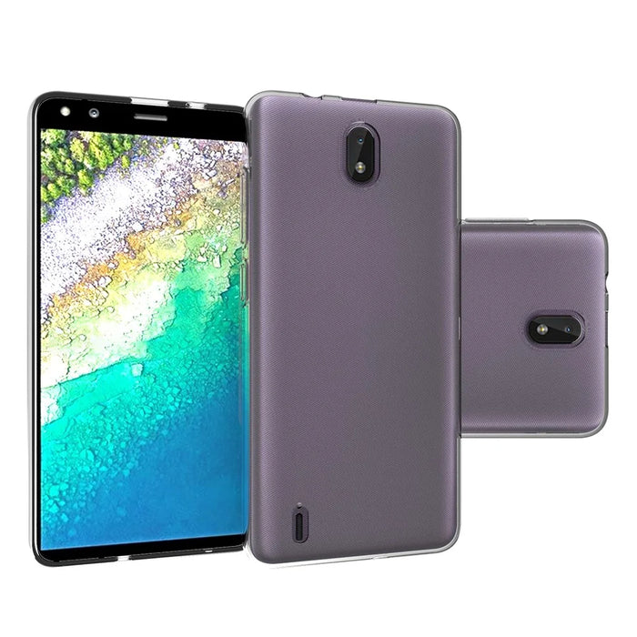 10Pcs/Pack Watermark-Free Anti Scratch TPU Phone Back Case Shell for Nokia C01 Plus - 2