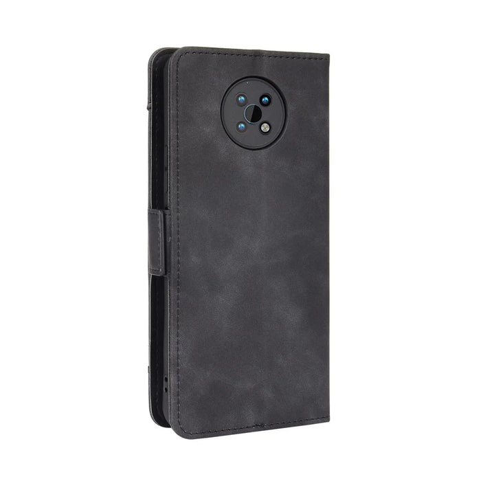 For Nokia G50 Flip Phone Case PU Leather and TPU Phone Cover Multiple Card Slot Practical Wallet Stand Protective Case - Black - 3