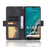 For Nokia G50 Flip Phone Case PU Leather and TPU Phone Cover Multiple Card Slot Practical Wallet Stand Protective Case - Black - 4