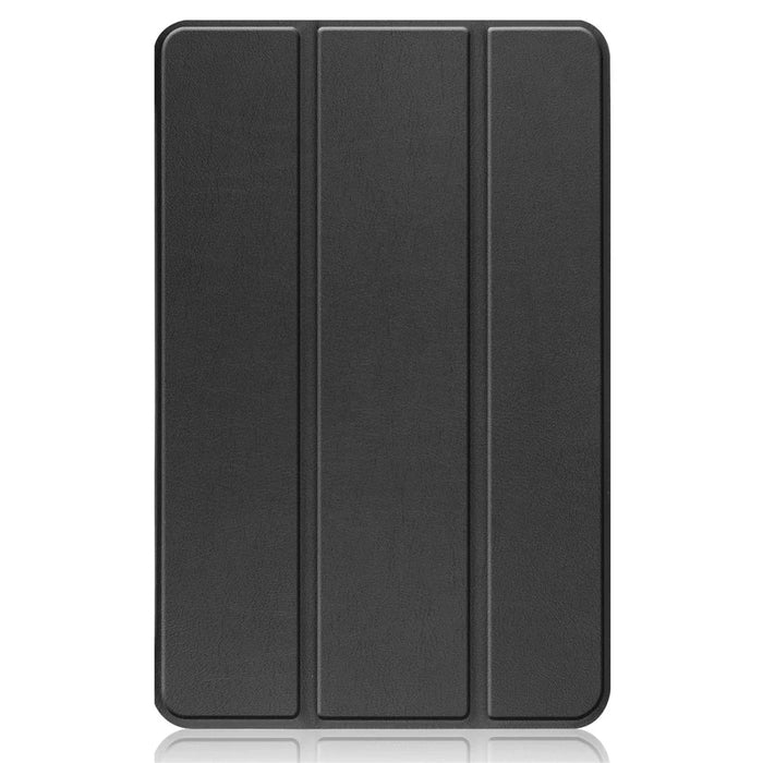 Protective Case for Nokia T20 Trifold Stand PU Leather + PC Tablet Cover Shell with Auto Wake / Sleep - Black - 2