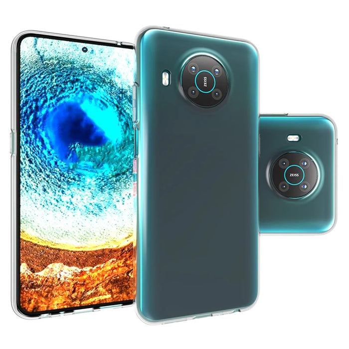10Pcs / Pack Scratch-resistant TPU Phone Case Inner Watermark-Free Phone Covering for Nokia X20 / X10 - 5