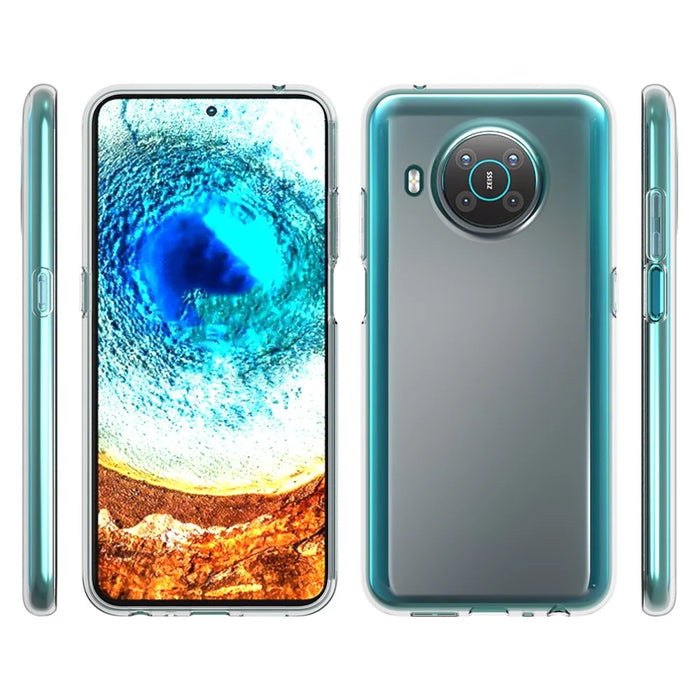 10Pcs / Pack Scratch-resistant TPU Phone Case Inner Watermark-Free Phone Covering for Nokia X20 / X10 - 6