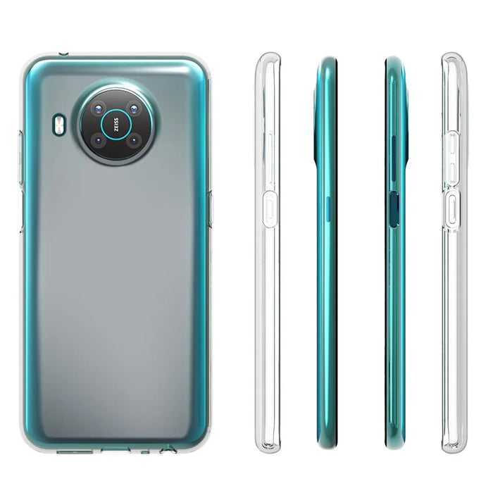 10Pcs / Pack Scratch-resistant TPU Phone Case Inner Watermark-Free Phone Covering for Nokia X20 / X10 - 7
