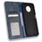 Mosaic Border Pattern Splicing Wallet Stand Auto Closing Magnetic Leather Phone Cover Case for Nokia G300 - Blue - 6