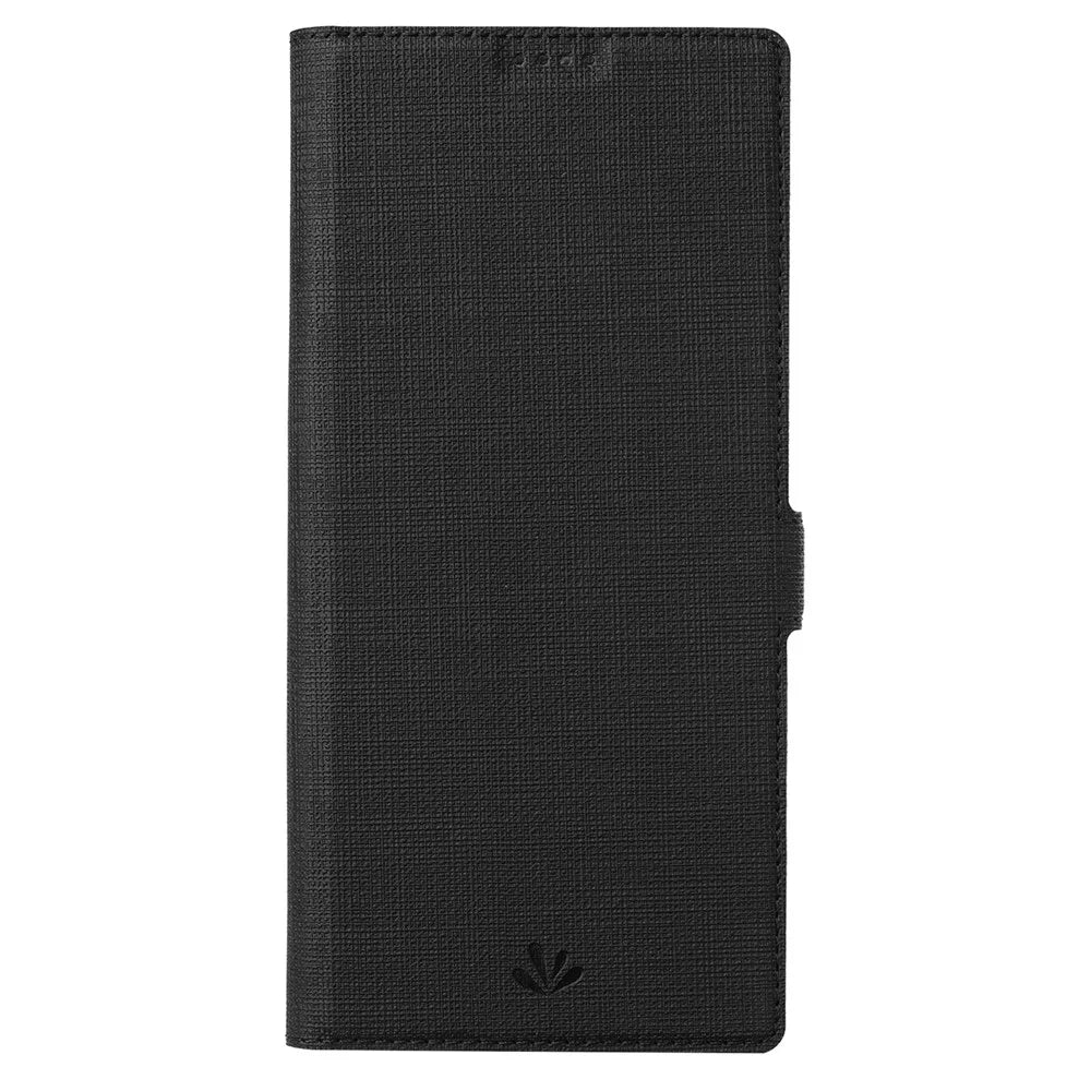 VILI K Series Double Magnetic Clasps Closure Shock Absorbing Stand Wallet Leather Phone Case Shell for Nokia G300 - Black - 7