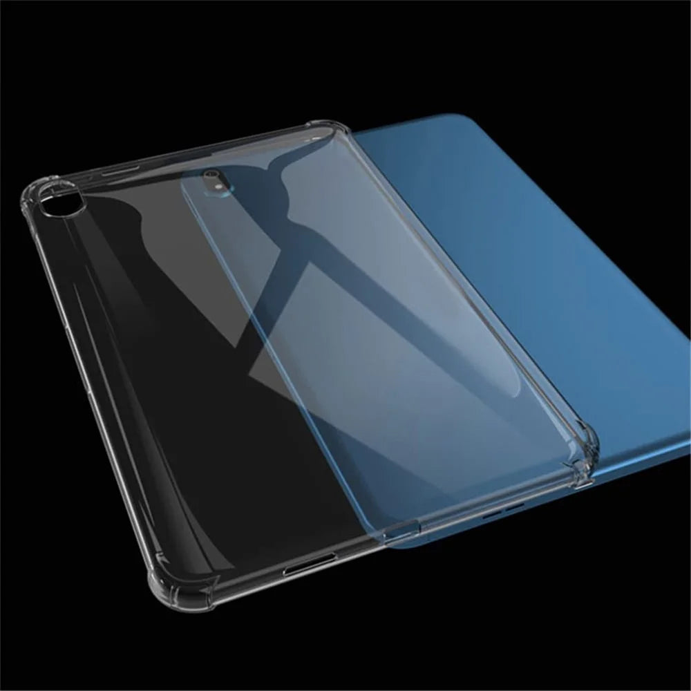 For Nokia T20 Flexible TPU Clear Case Reinforced Shock-Absorbing Corners Shockproof Tablet Cover - 5