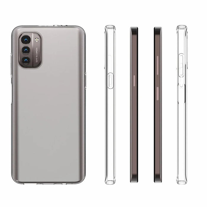 10Pcs/Pack Protective Case for Nokia G21, Clear TPU Precise Cutouts Inner Watermark-Free Anti-Drop Phone Cover - 7