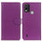For Nokia C21 Plus Litchi Texture Wallet Case PU Leather Stand Magnetic Drop Protection Shockproof Cover - Purple - 1