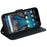 Pattern Printing Wallet Stand Case for Nokia C21 Plus, Full Protection PU Leather Folio Flip Cover - Don't Touch My Phone - 3