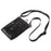 6.3 Inch Outdoor Tactical PU Leather Pouch Utility Gadget Shell with Cell Phone Holster - Black - 2