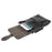 6.3 Inch Outdoor Tactical PU Leather Pouch Utility Gadget Shell with Cell Phone Holster - Black - 6
