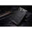 DG.MING Split Leather Phone Pouch Multiple Card Slots Belt Loop Waist Bag - Size: S, Black - 3