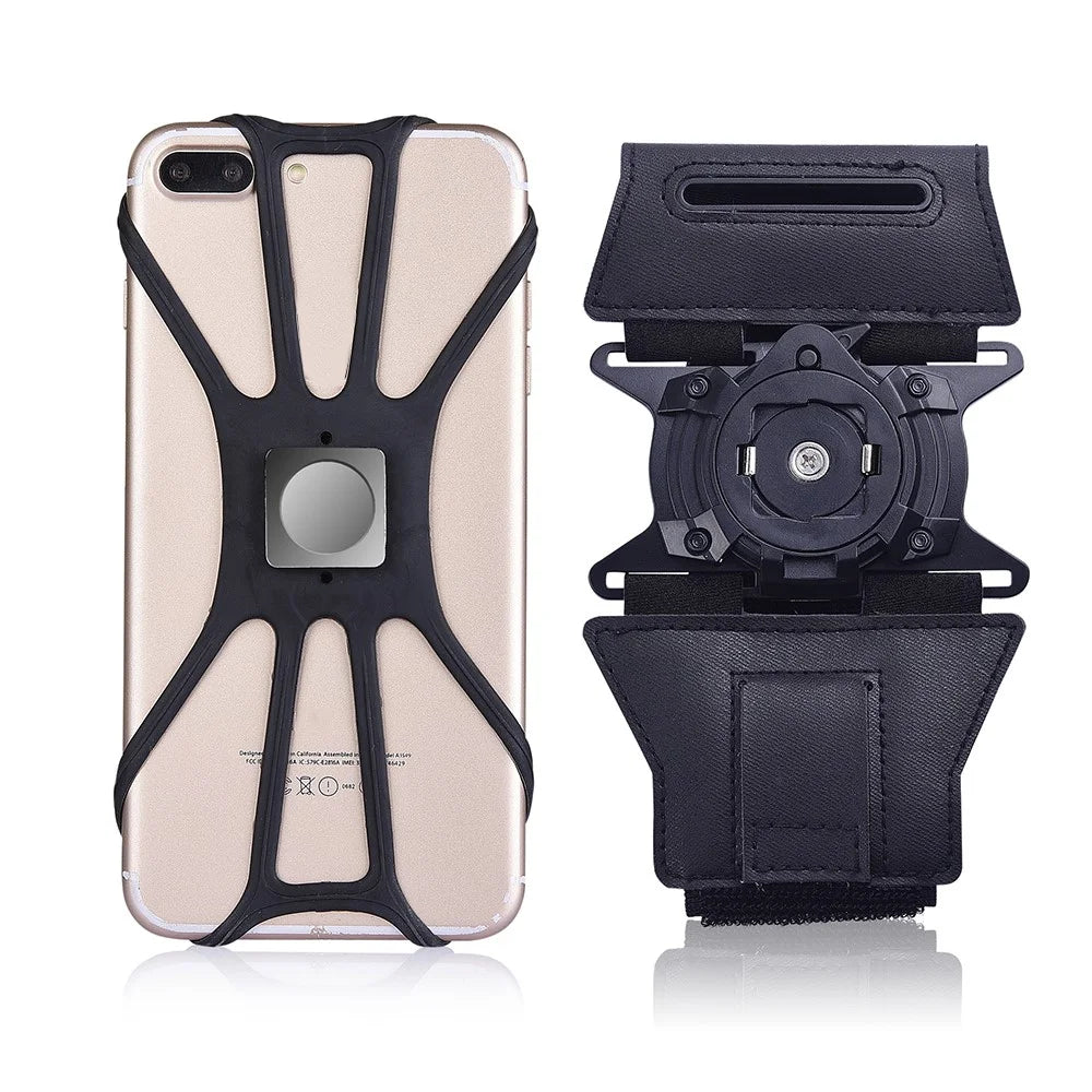 Universal Flexible Octopus Magnetic Armband Case Jogging Running Phone Case for iPhone Samsung Huawei - 1