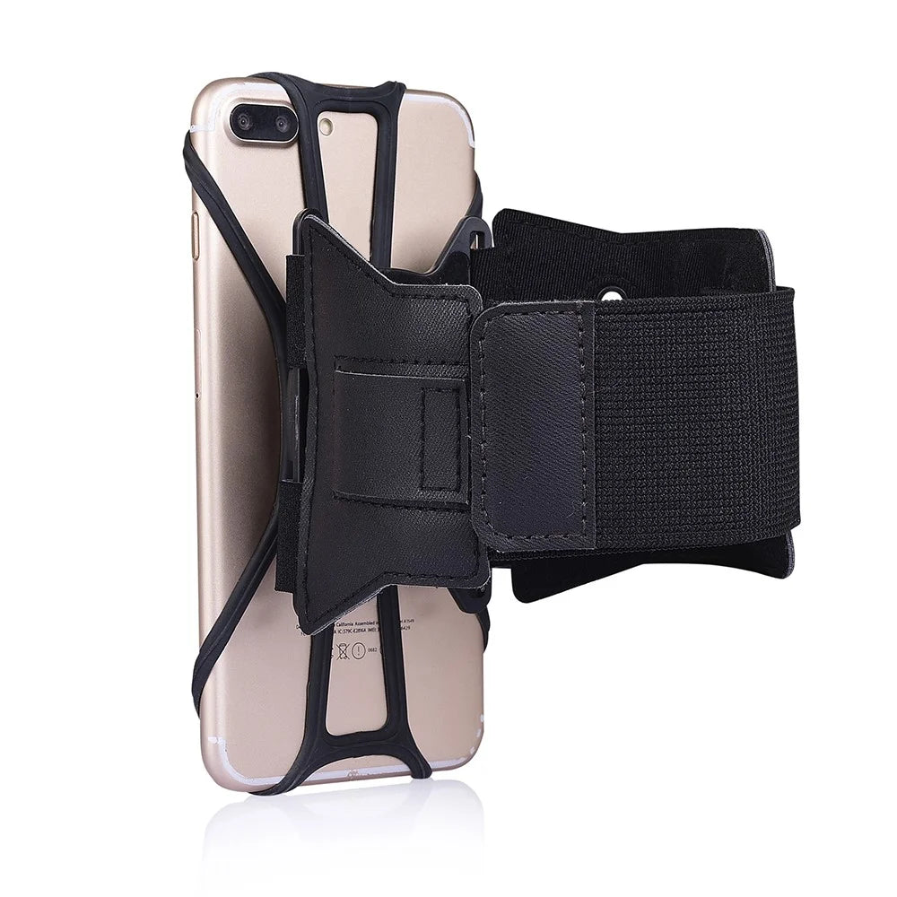 Universal Flexible Octopus Magnetic Armband Case Jogging Running Phone Case for iPhone Samsung Huawei - 3