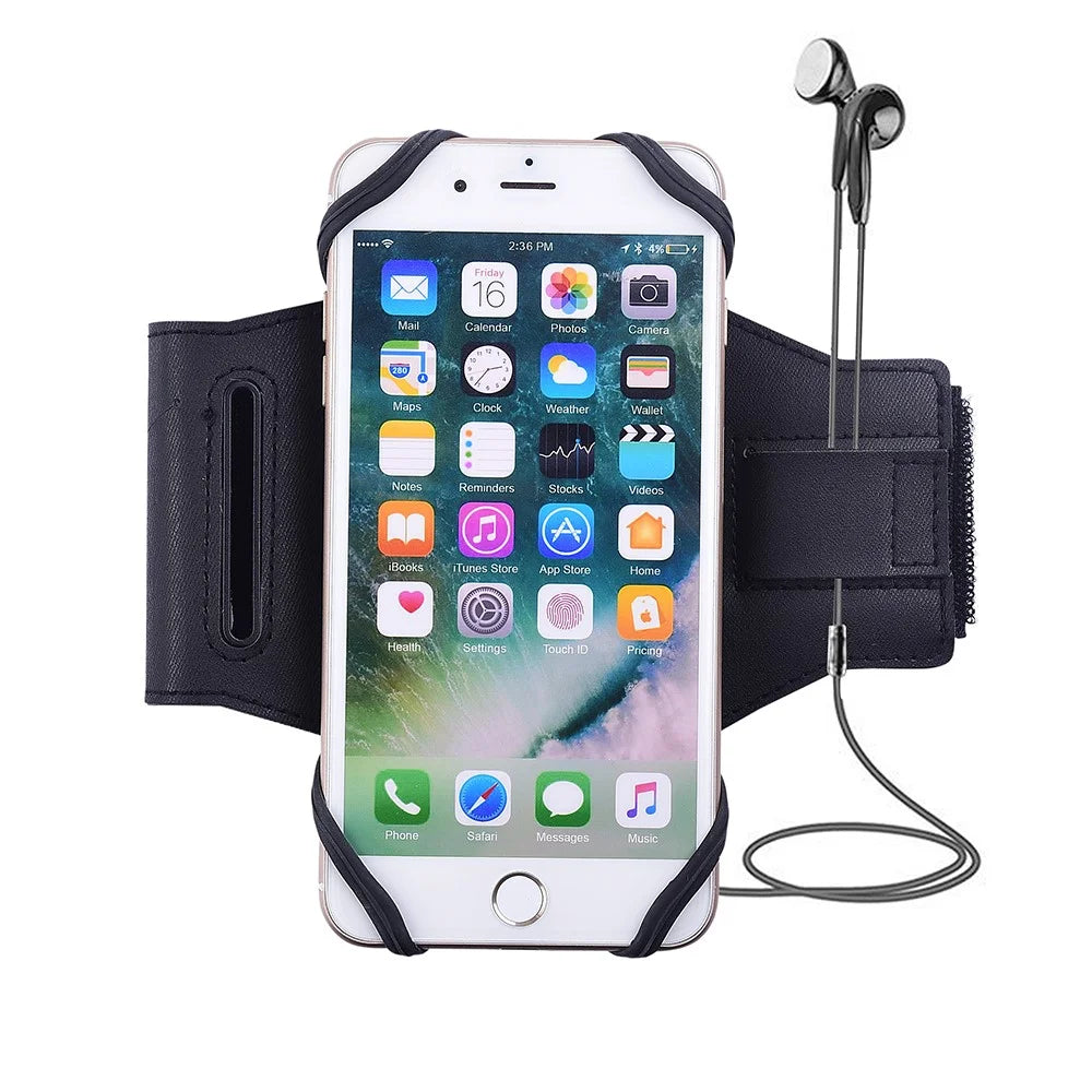 Universal Flexible Octopus Magnetic Armband Case Jogging Running Phone Case for iPhone Samsung Huawei - 4