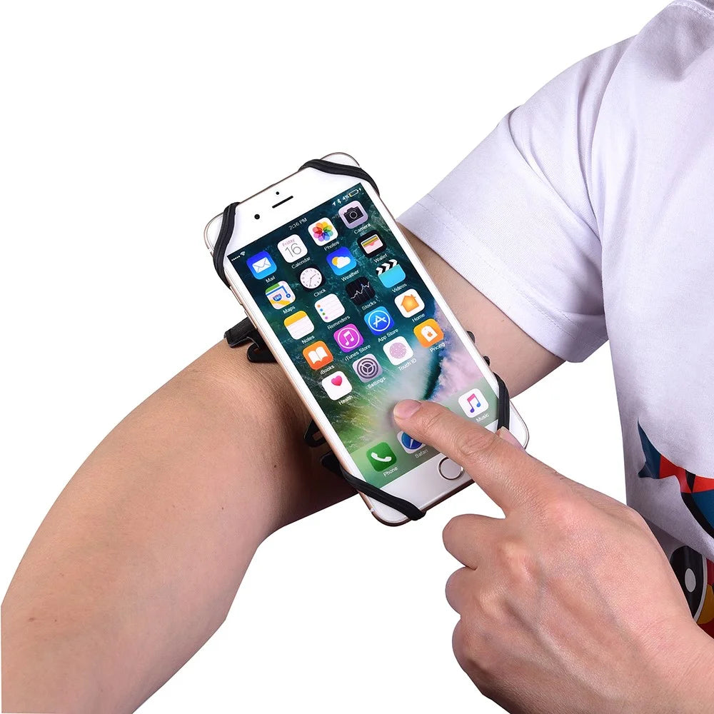 Universal Flexible Octopus Magnetic Armband Case Jogging Running Phone Case for iPhone Samsung Huawei - 7